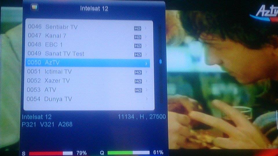 تردد قناتى Ictimai TV وا AzTV على القمر الازرى 46 شرق الجديد