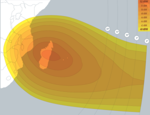 EUTELSAT_16B_Ku-band_SE_Africa_Downlink_Coverage