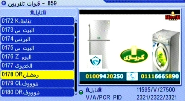 ملف قنوات فلاشة عربى